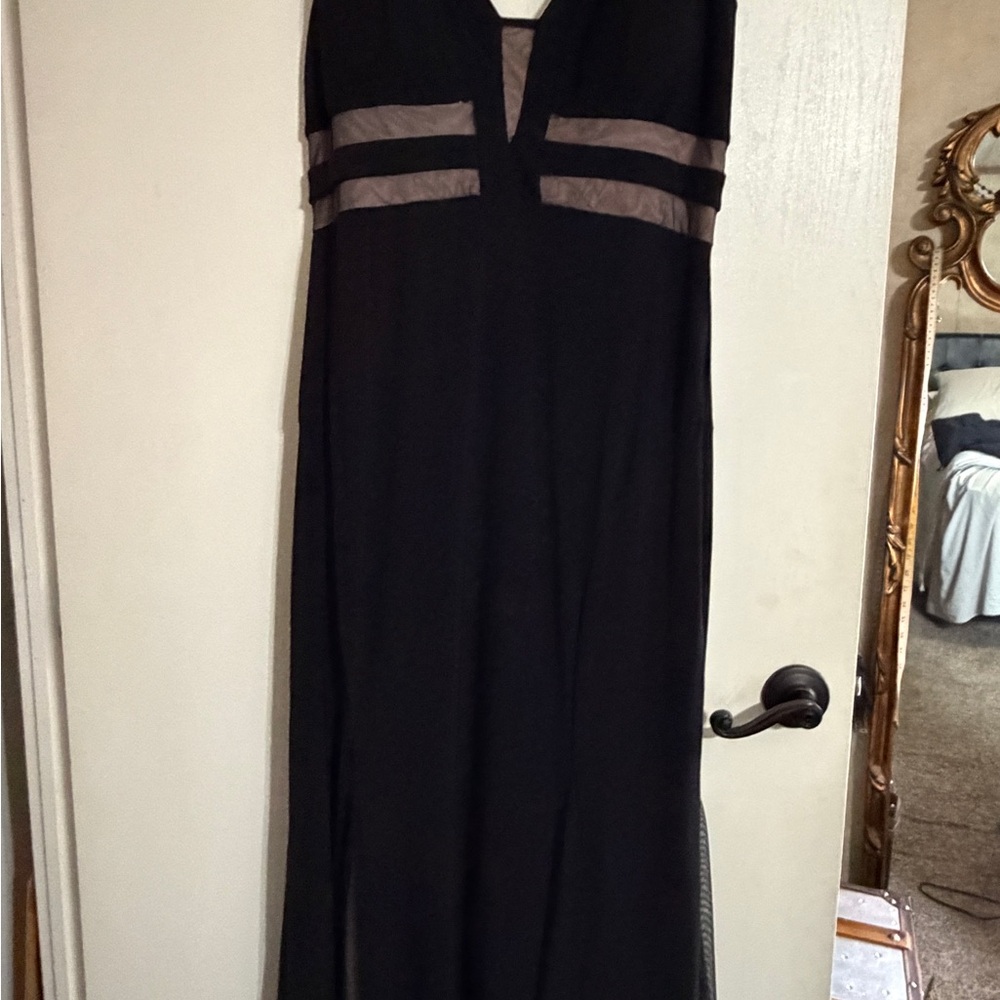 Night Way Collections Black Maxi Dress